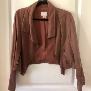 Club Monaco Cropped Motorcycle Jacket